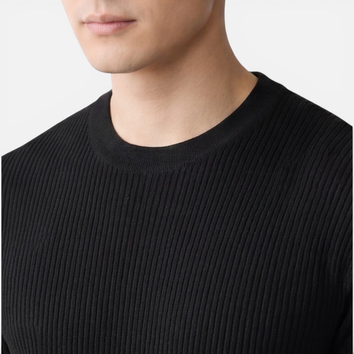 Roan | Men's Ribbed Knit T-Shirt