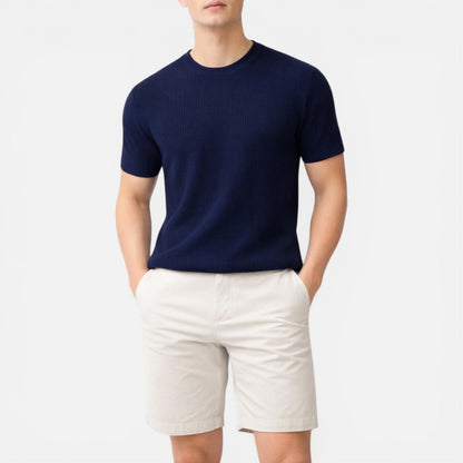 Roan | Men's Ribbed Knit T-Shirt