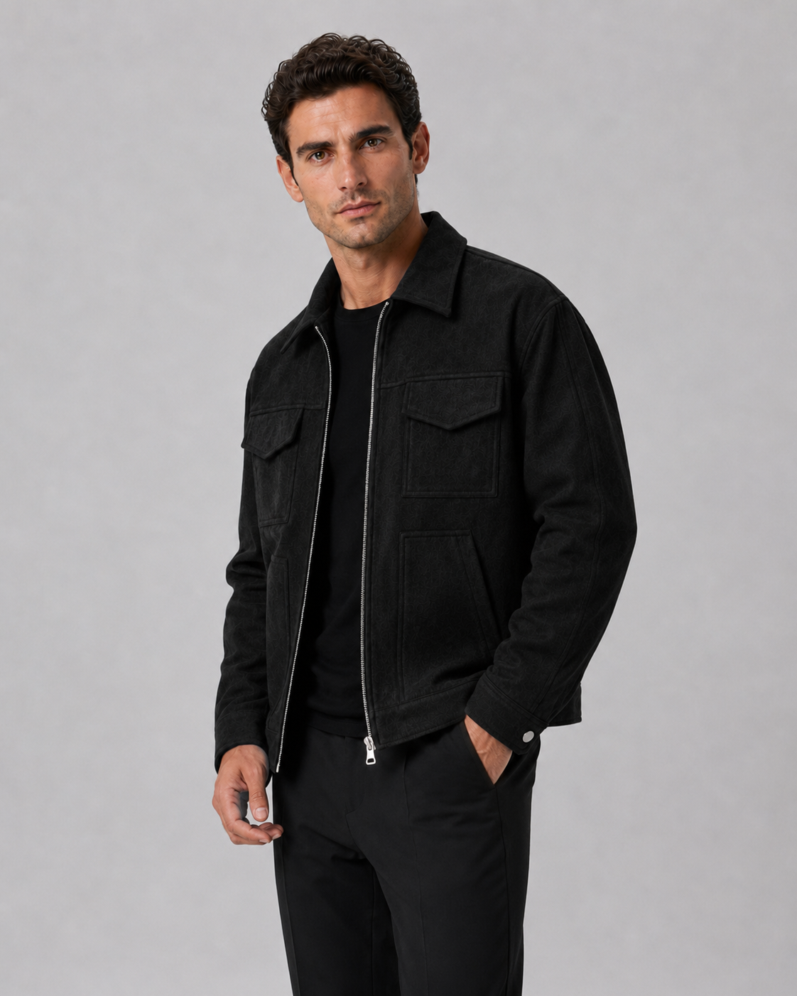 Roscoe | Men's Suede Utility Jacket