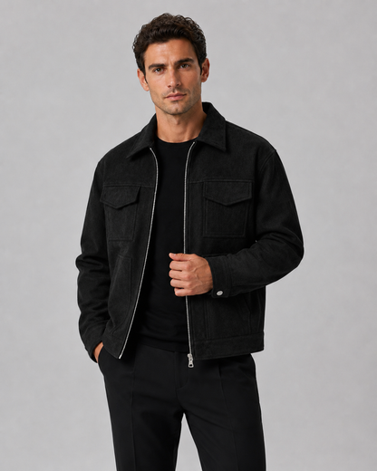 Roscoe | Men's Suede Utility Jacket
