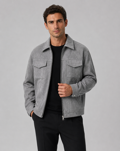 Roscoe | Men's Suede Utility Jacket