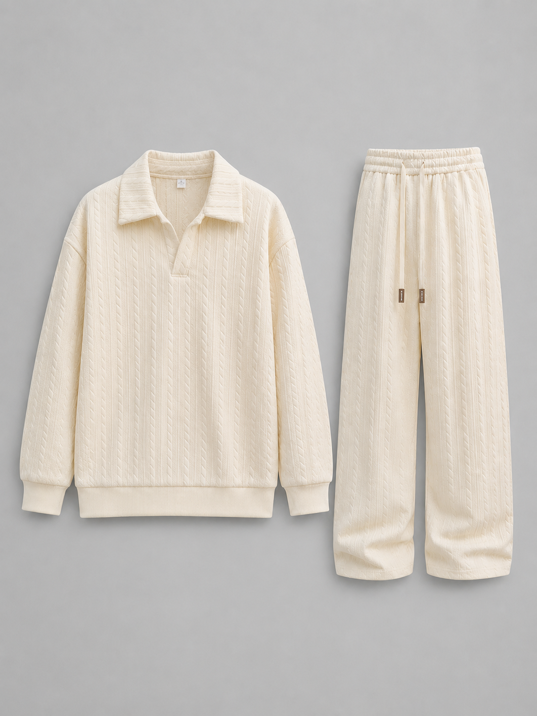 Osric | Men's Cable Knit Two-Piece Set