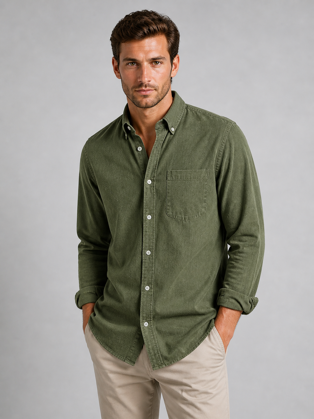 Bruce | Men's Casual Button-Down Shirt