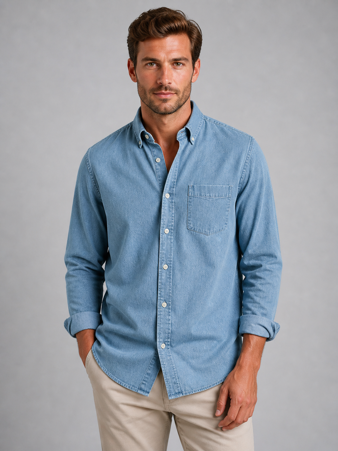 Bruce | Men's Casual Button-Down Shirt