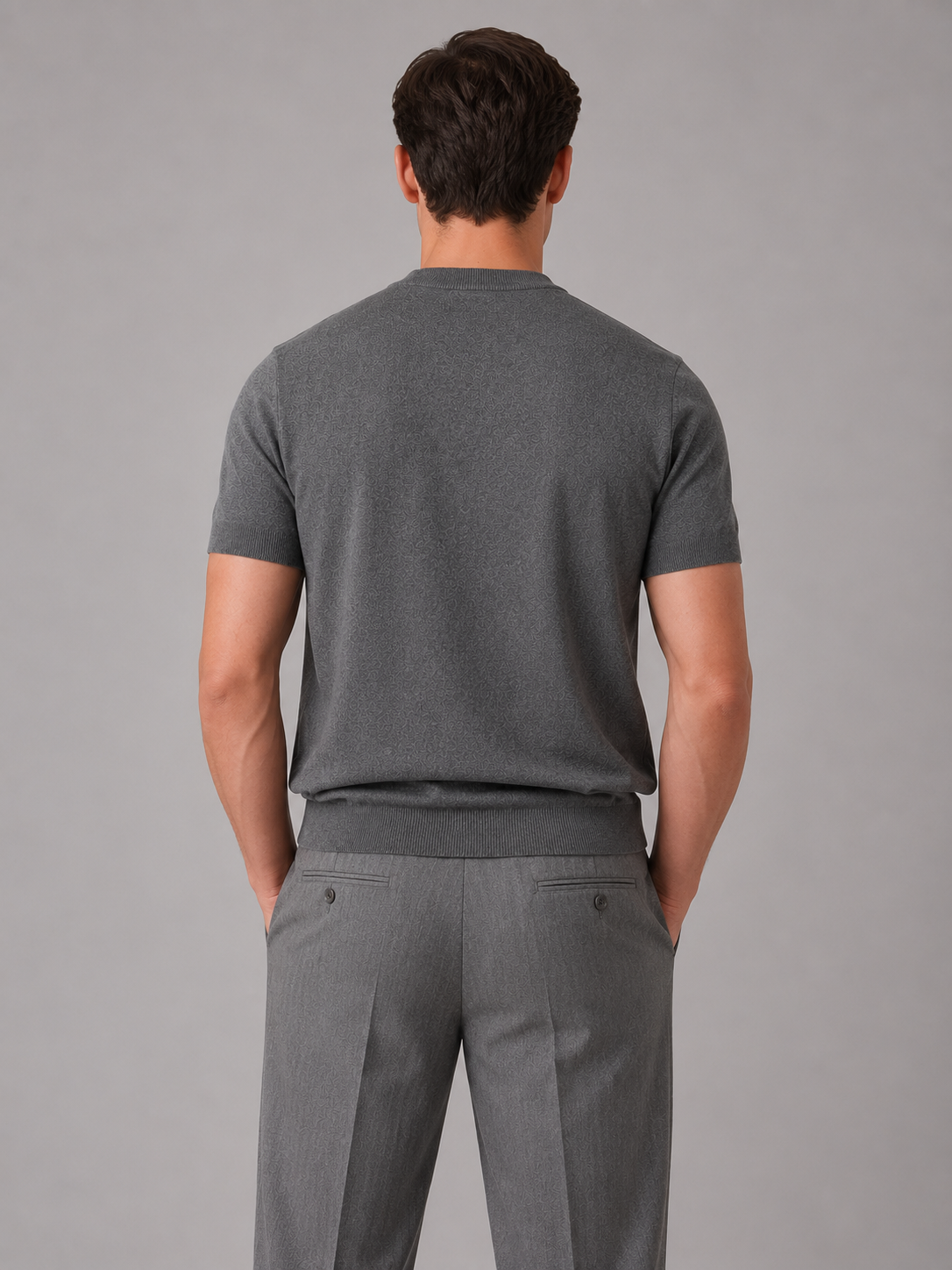 Jethro | Men's Fine Knit Crew Neck T-Shirt
