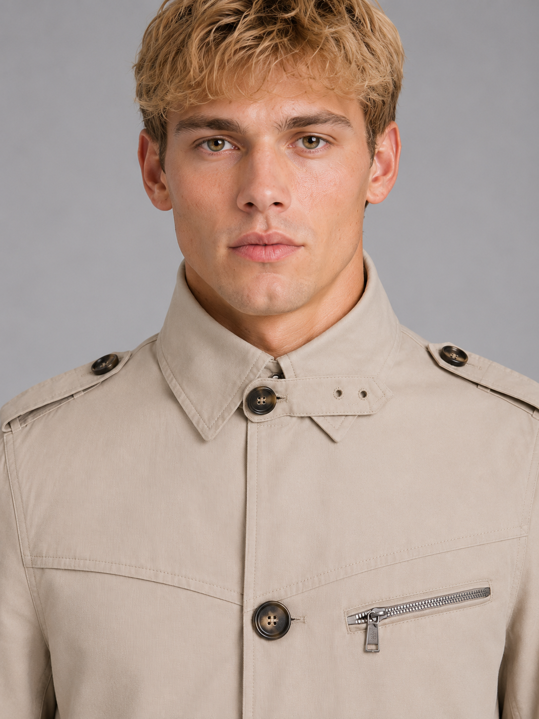 Seth | Men's Double Breasted Belted Trench Coat
