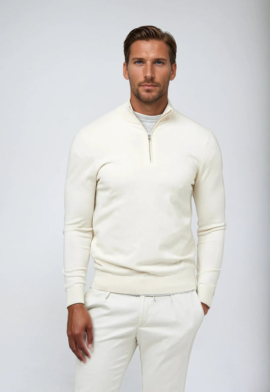 Men’s Sweatshirt | Half Zip Comfort | Classic Casual Style