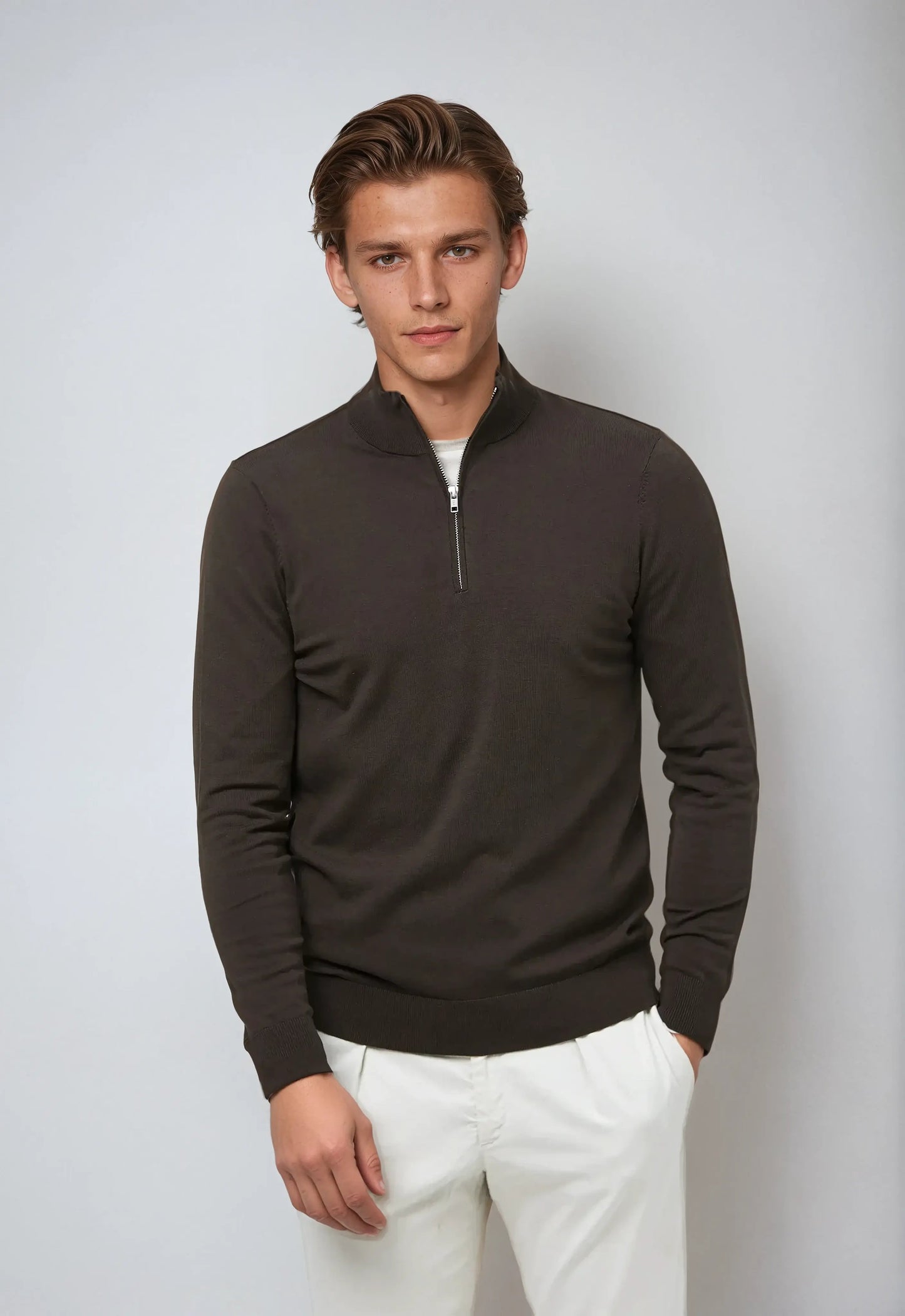 Men’s Sweatshirt | Half Zip Comfort | Classic Casual Style