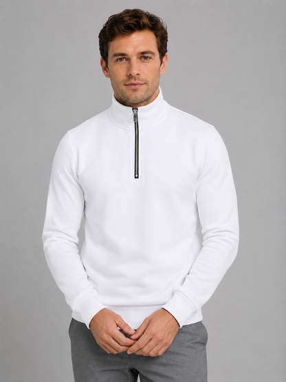 Hugo | Men's Half-Zip High Neck Sweatshirt