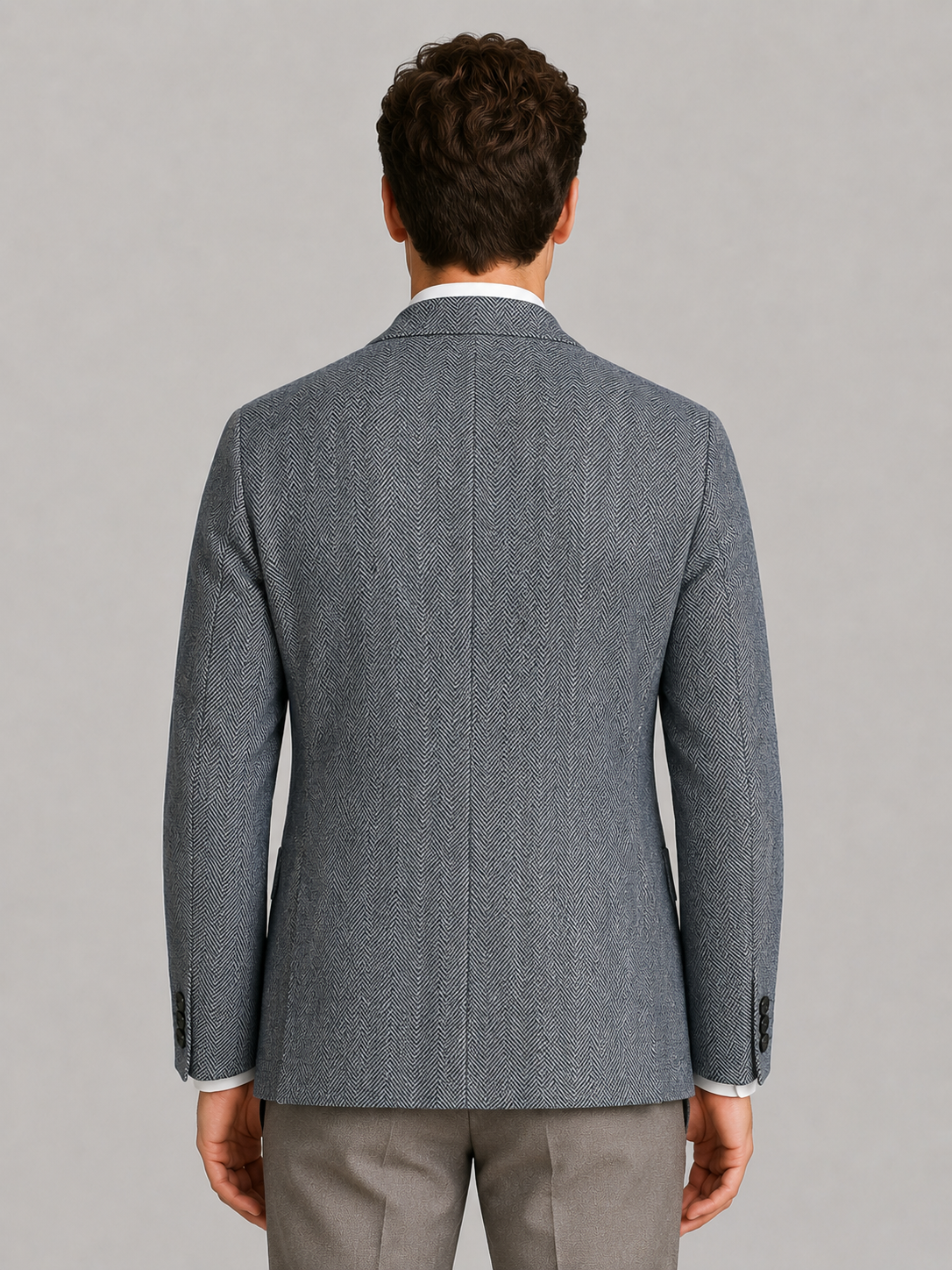 Mortimer | Men's Herringbone Tailored Blazer