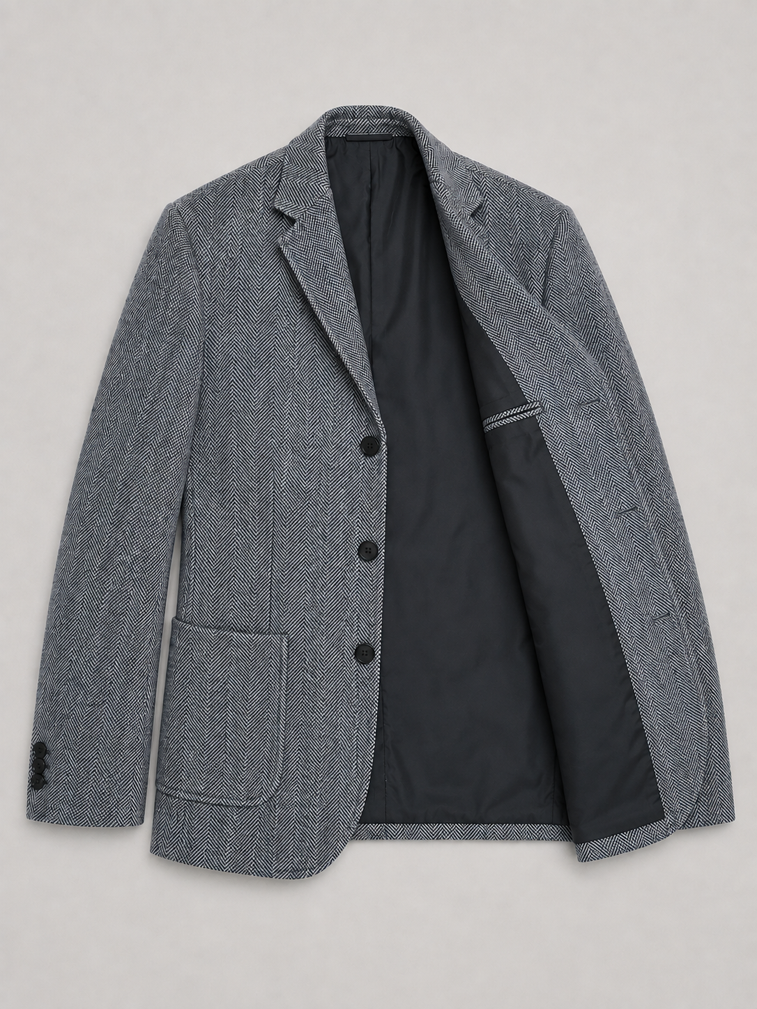Mortimer | Men's Herringbone Tailored Blazer
