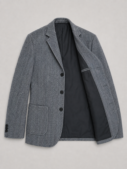 Mortimer | Men's Herringbone Tailored Blazer