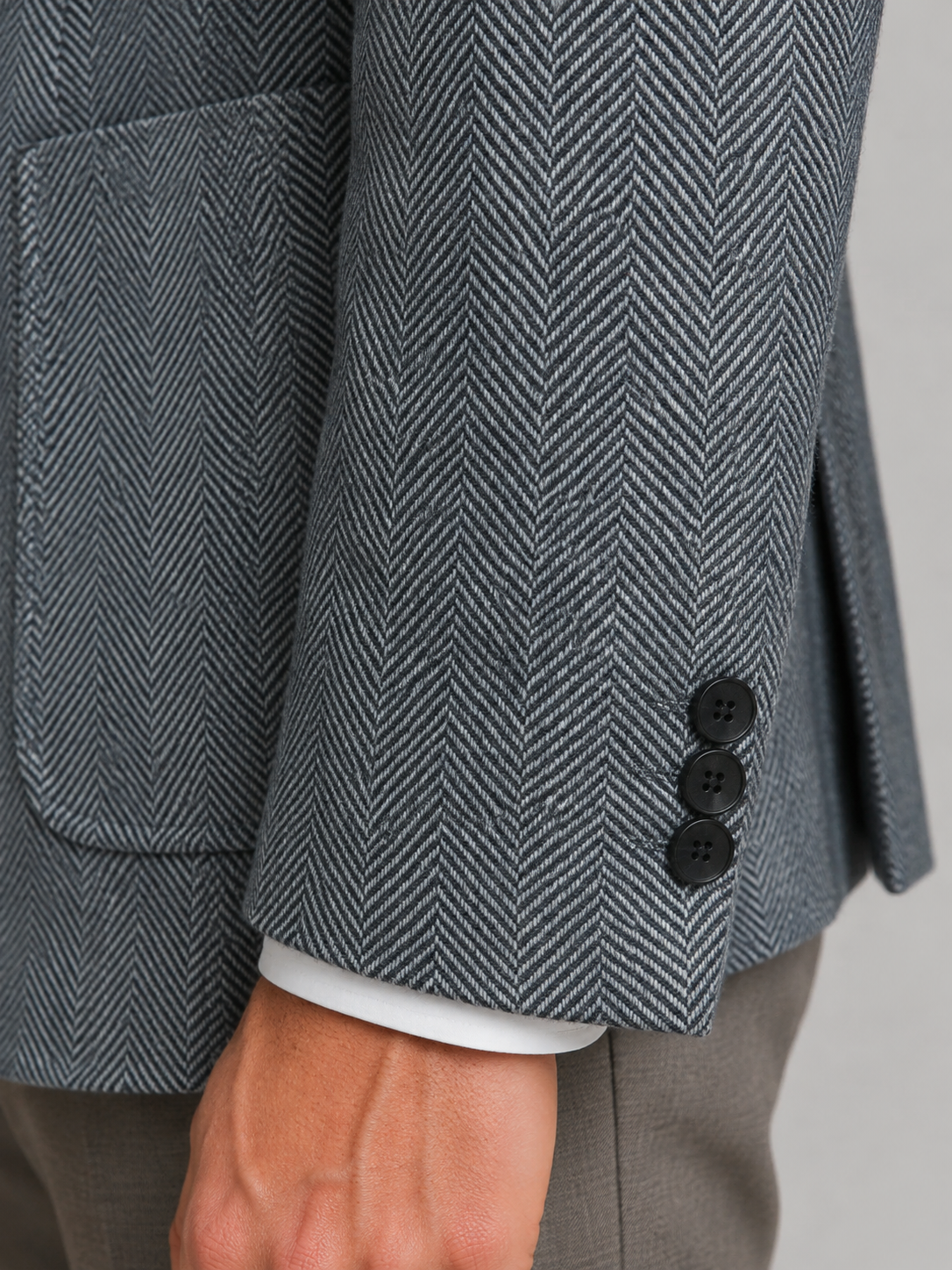 Mortimer | Men's Herringbone Tailored Blazer