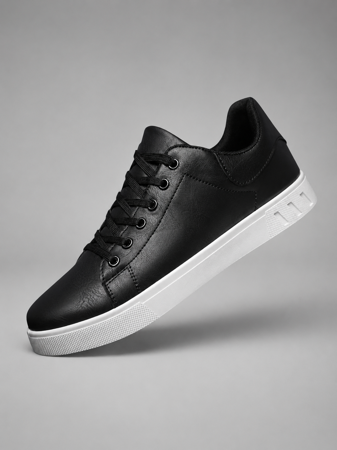 Alistair | Men's Leather Look Trainers