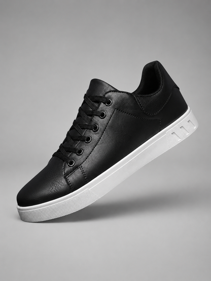 Alistair | Men's Leather Look Trainers