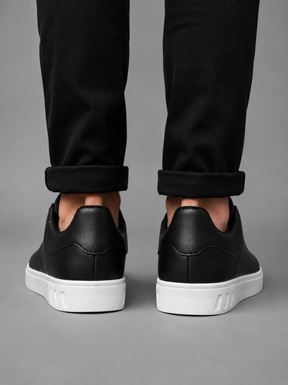 Alistair | Men's Leather Look Trainers