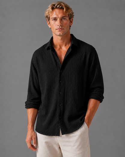 Rory | Men's Textured Button-Up Shirt