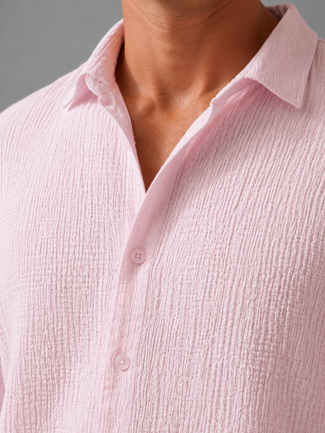 Rory | Men's Textured Button-Up Shirt