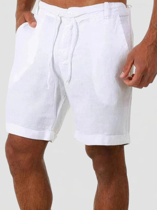Fintan | Men's Linen Summer Shorts