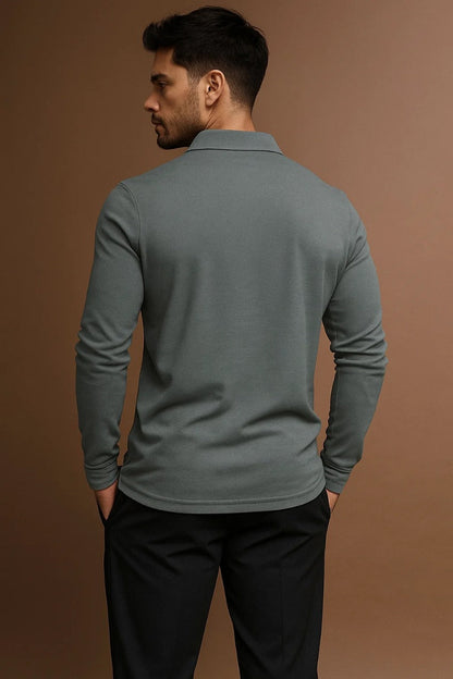 Harry | Men's Long Sleeve Polo Shirt