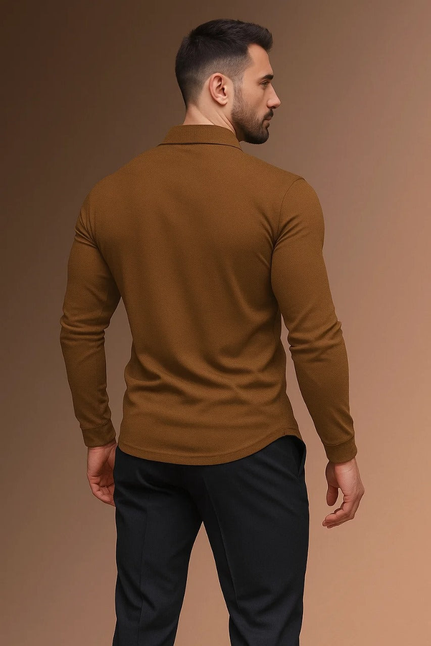 Harry | Men's Long Sleeve Polo Shirt