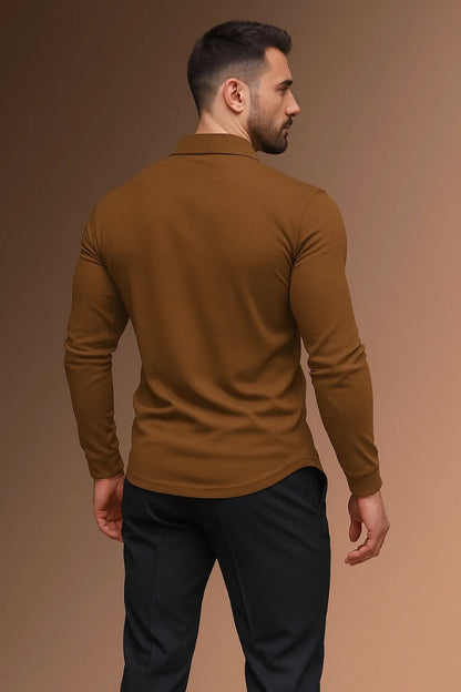Harry | Men's Long Sleeve Polo Shirt