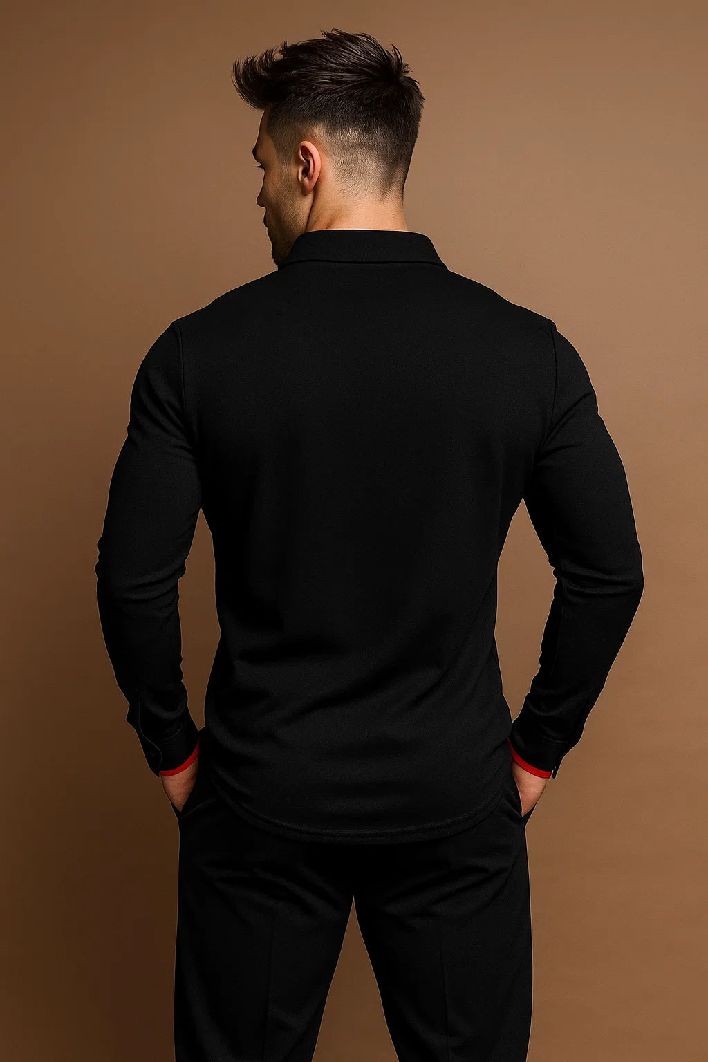Harry | Men's Long Sleeve Polo Shirt