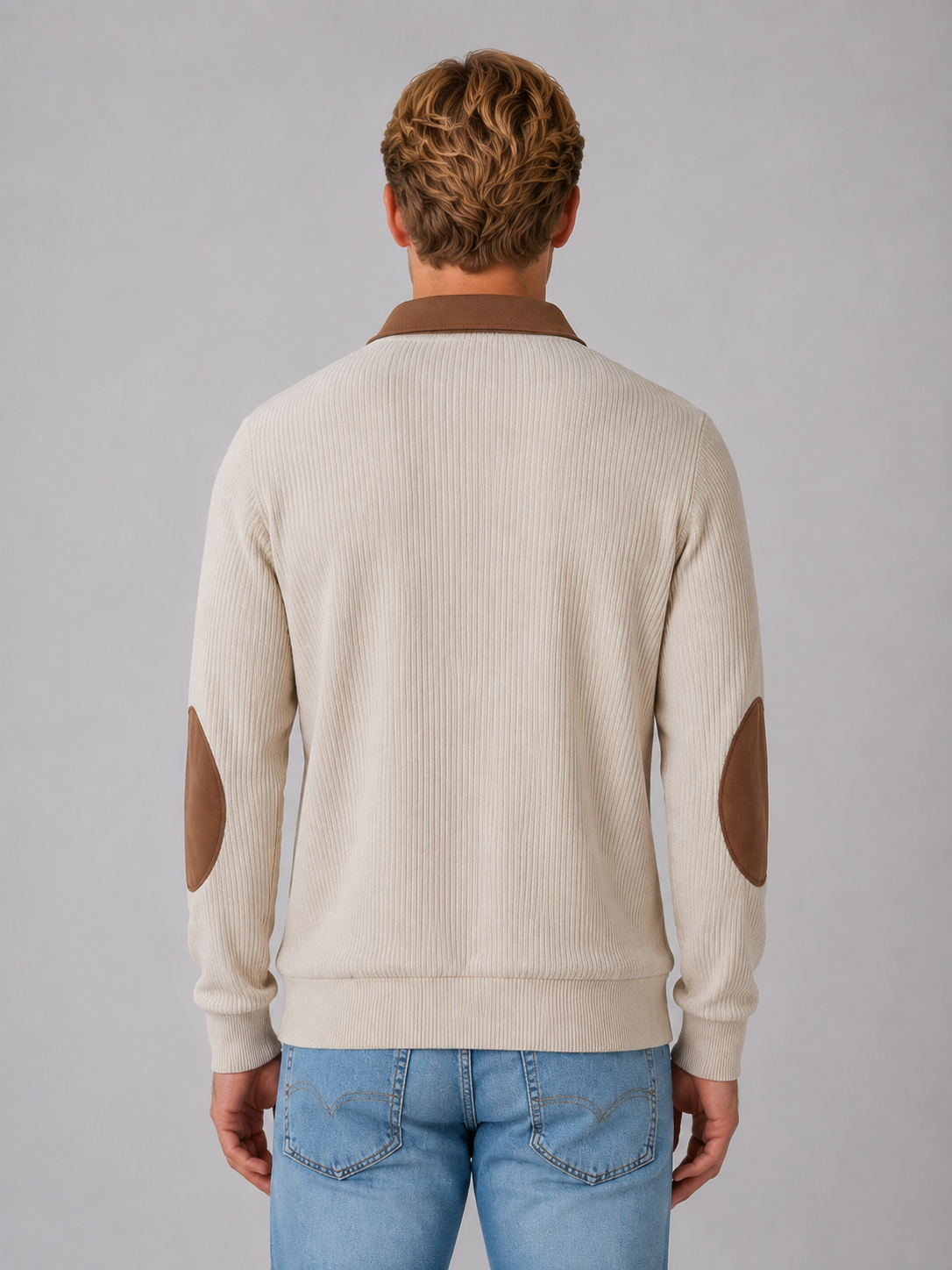 Wilfred | Men's Ribbed Quarter Zip Jumper