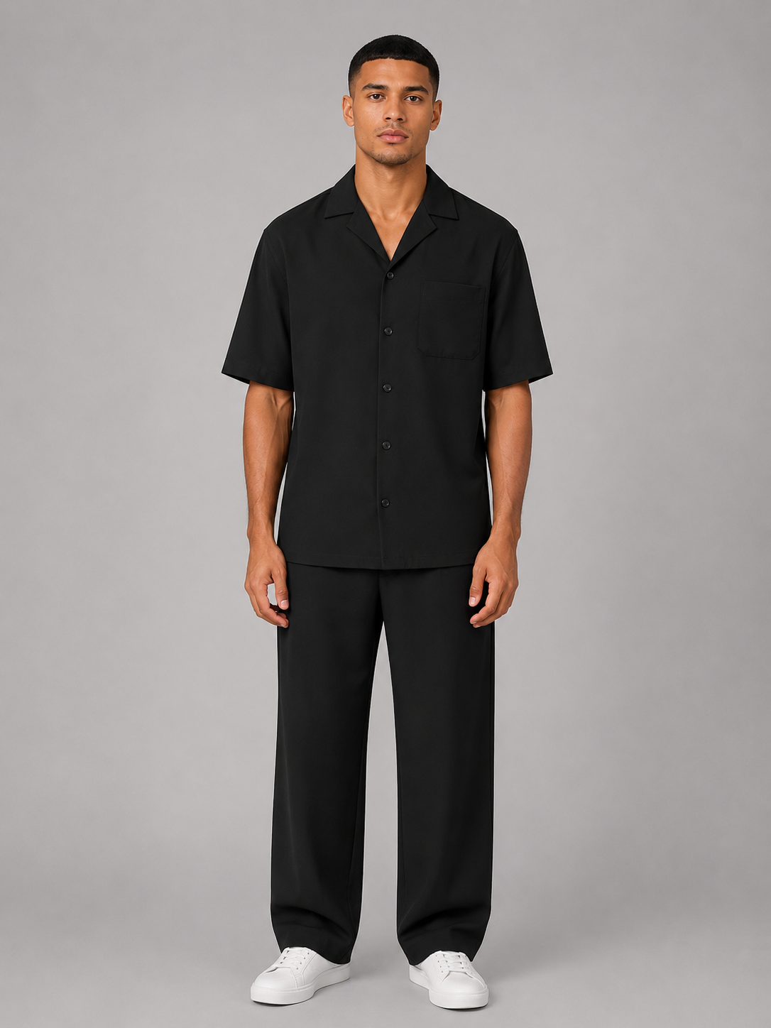 Cedric | Men's Short Sleeve Shirt and Trouser Co-Ord Set