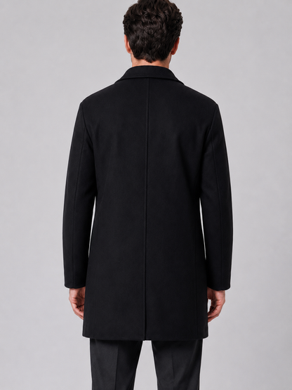 Dominic | Men's Single Breasted Tailored Coat