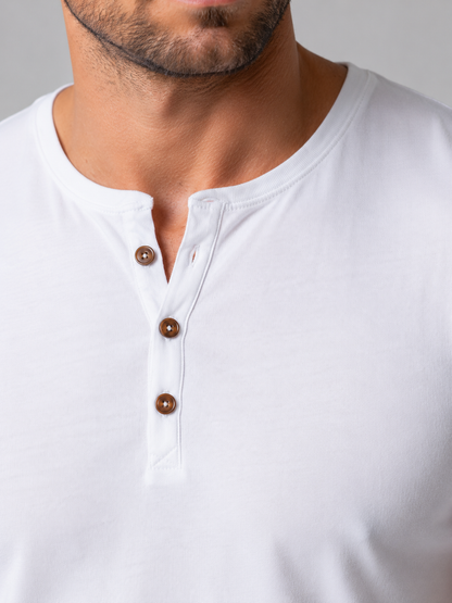 Wesley | Men's Slim Fit Henley T-Shirt
