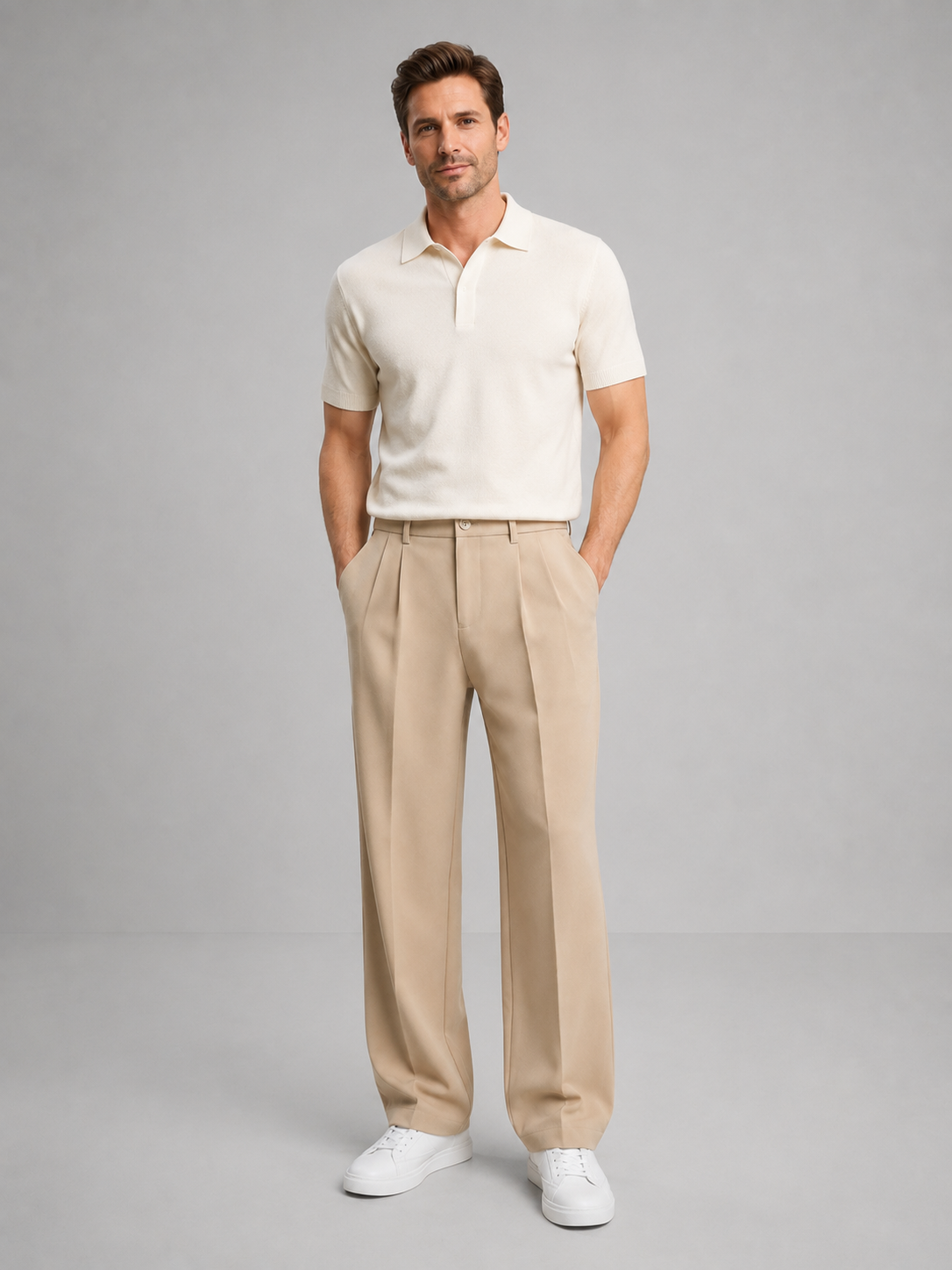 Clifford | Men's Tailored Straight Leg Trousers
