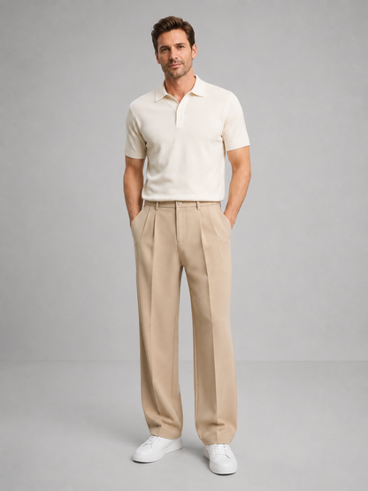 Clifford | Men's Tailored Straight Leg Trousers