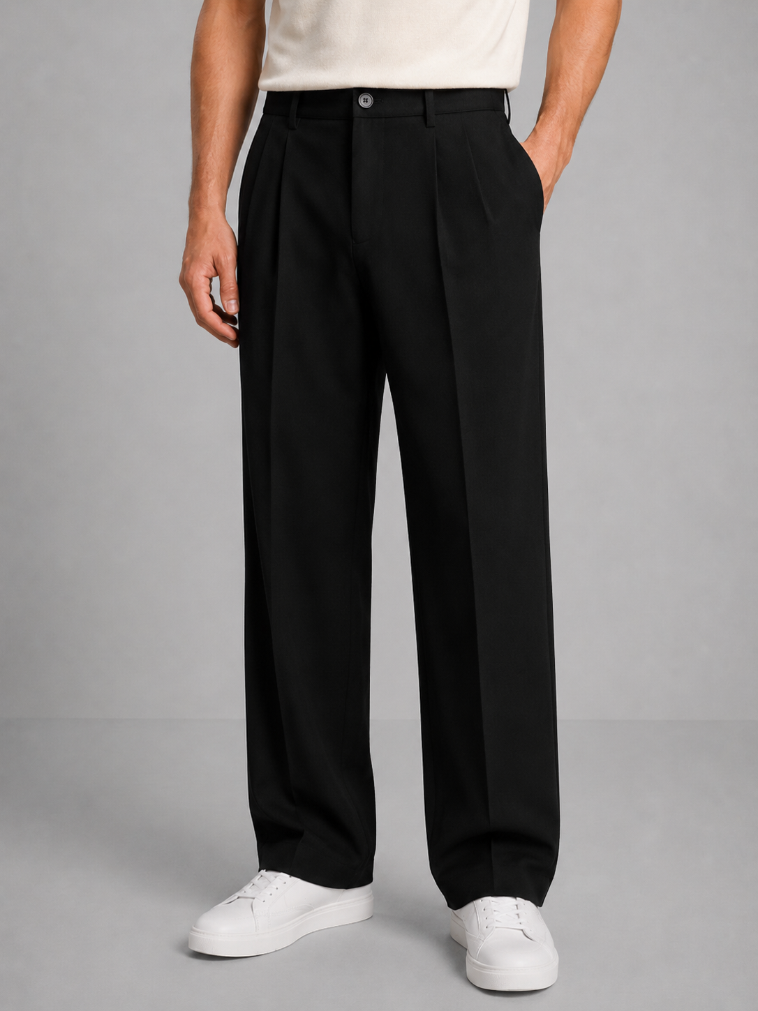 Clifford | Men's Tailored Straight Leg Trousers