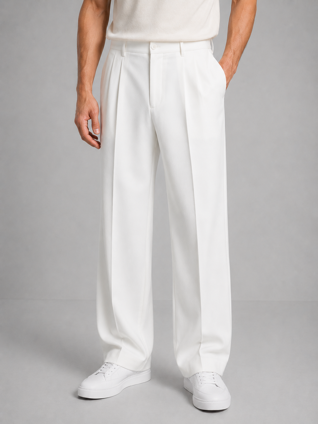 Clifford | Men's Tailored Straight Leg Trousers