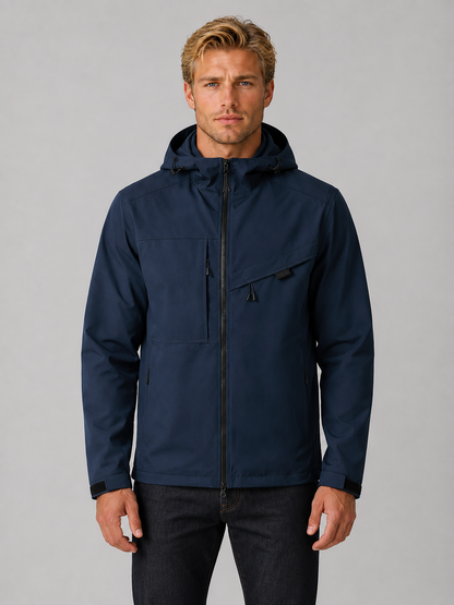 Xavier | Men's Water-Resistant Hooded Coat