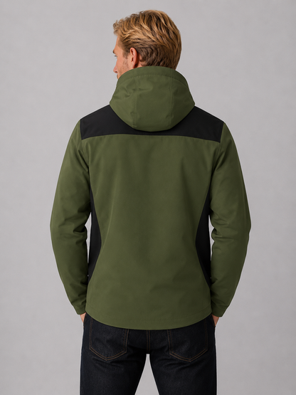 Xavier | Men's Water-Resistant Hooded Coat