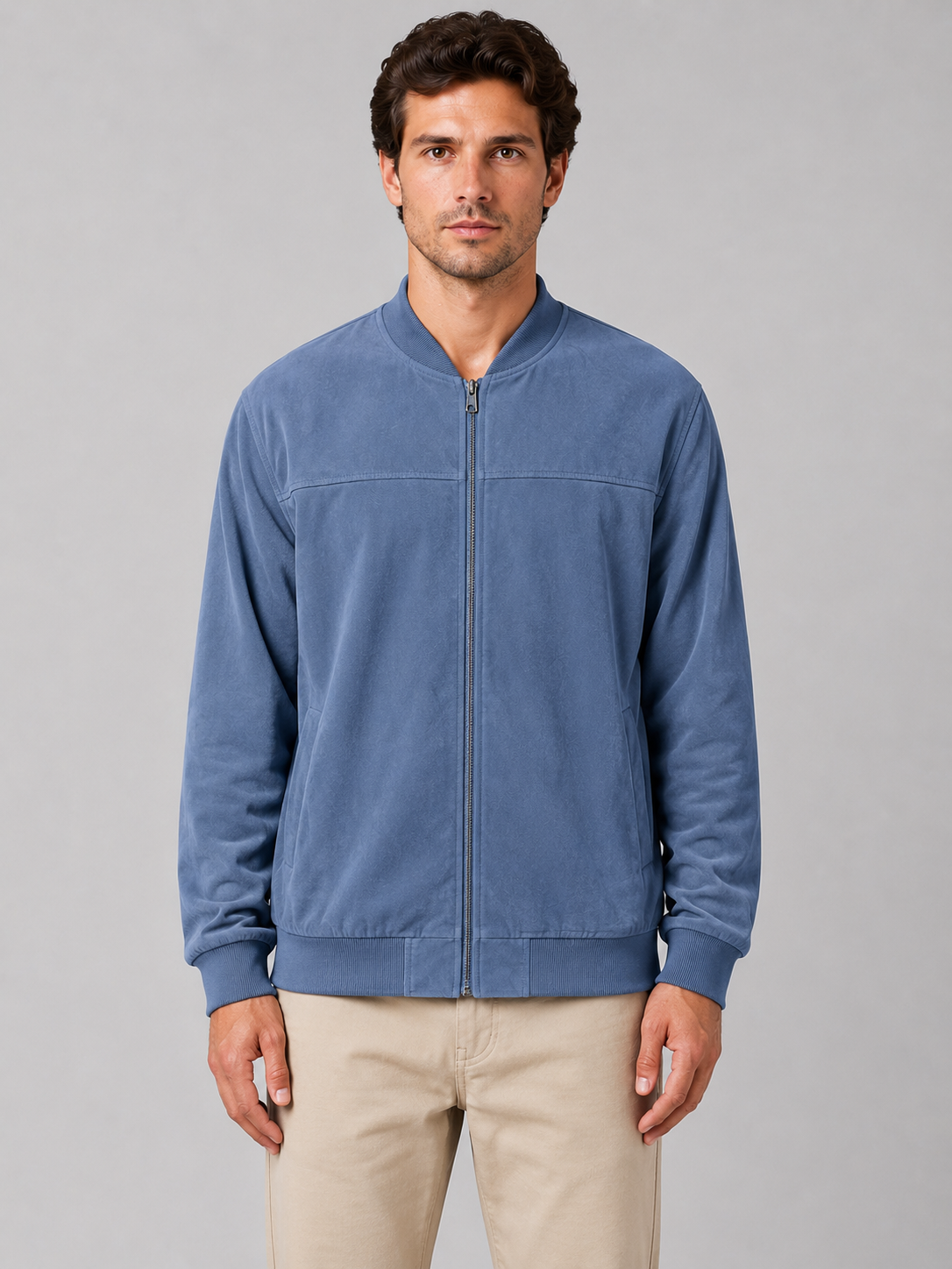 Enoch | Men's Zip Bomber Jacket