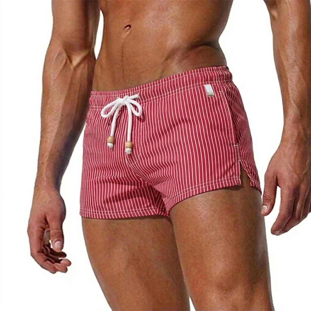Theo | Men's Striped Swim Shorts