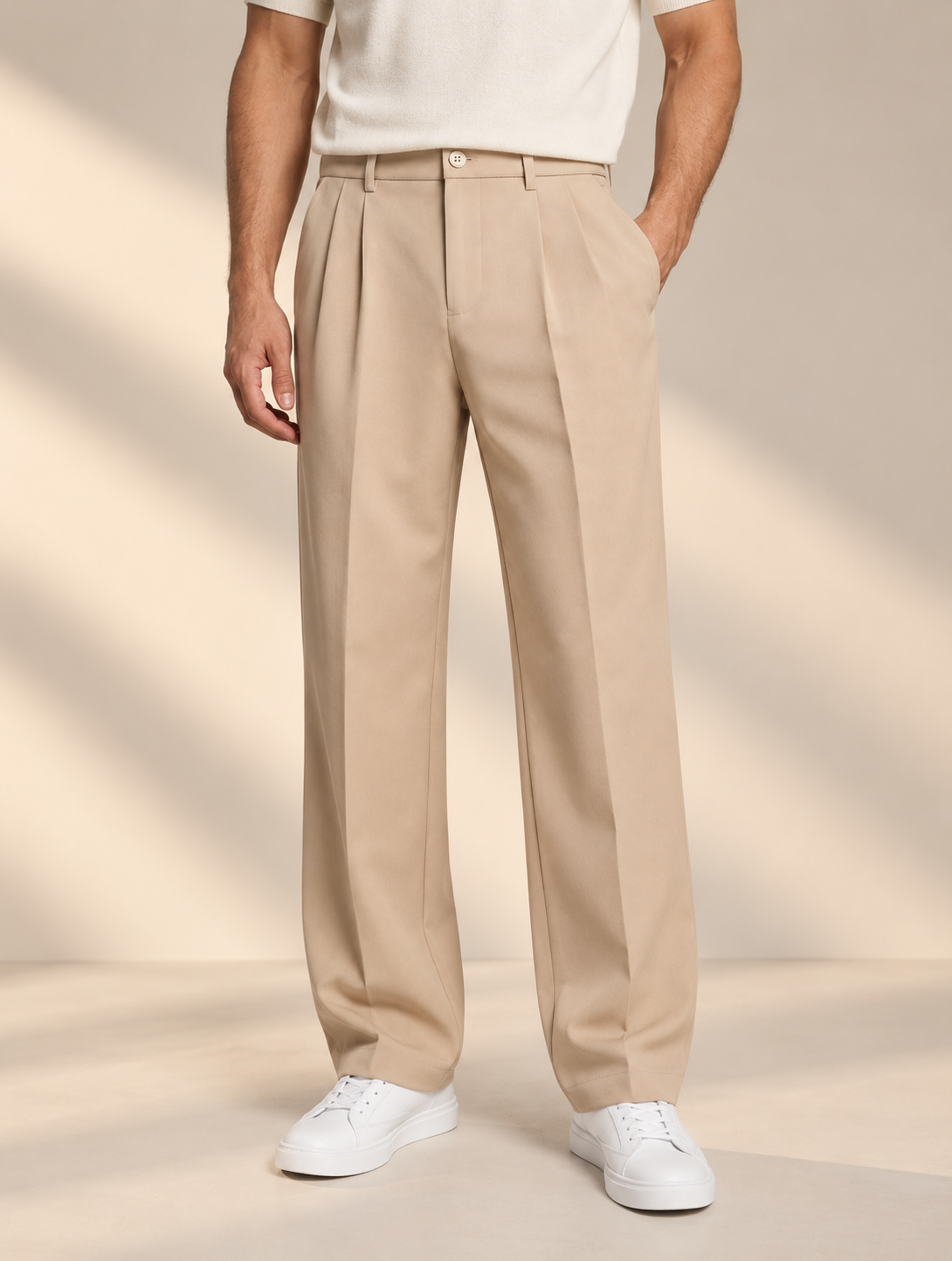 Clifford | Men's Tailored Straight Leg Trousers