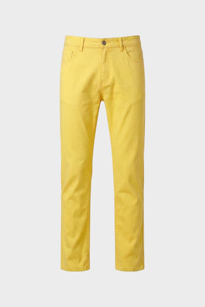 Men's Slim Fit Chino Trousers with Pockets