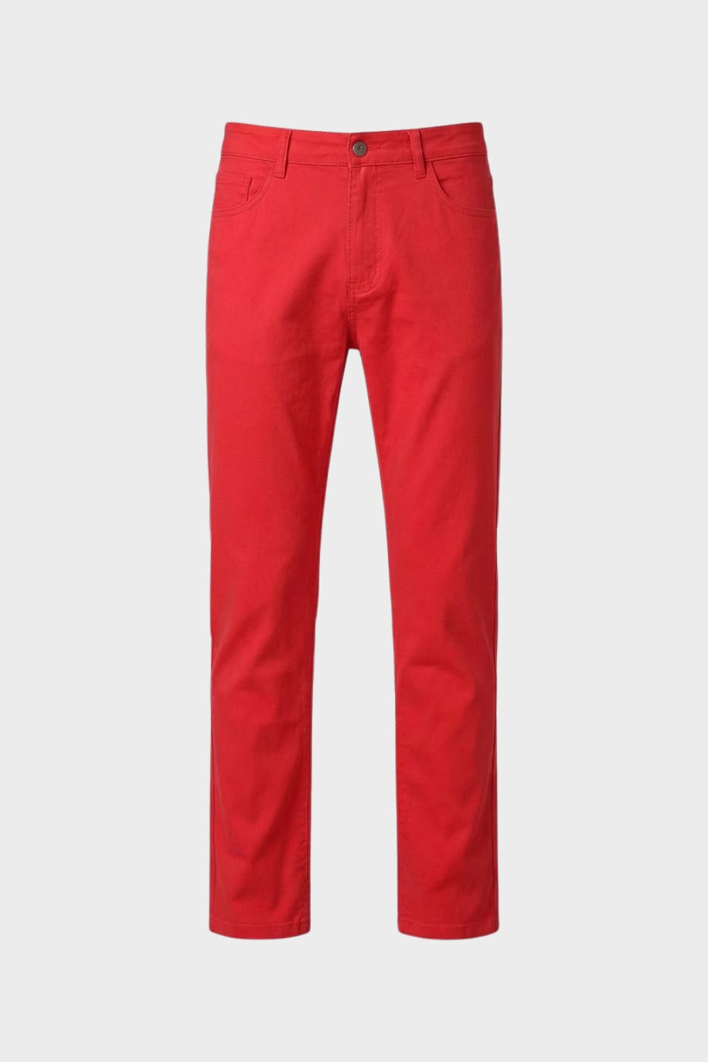 Men's Slim Fit Chino Trousers with Pockets