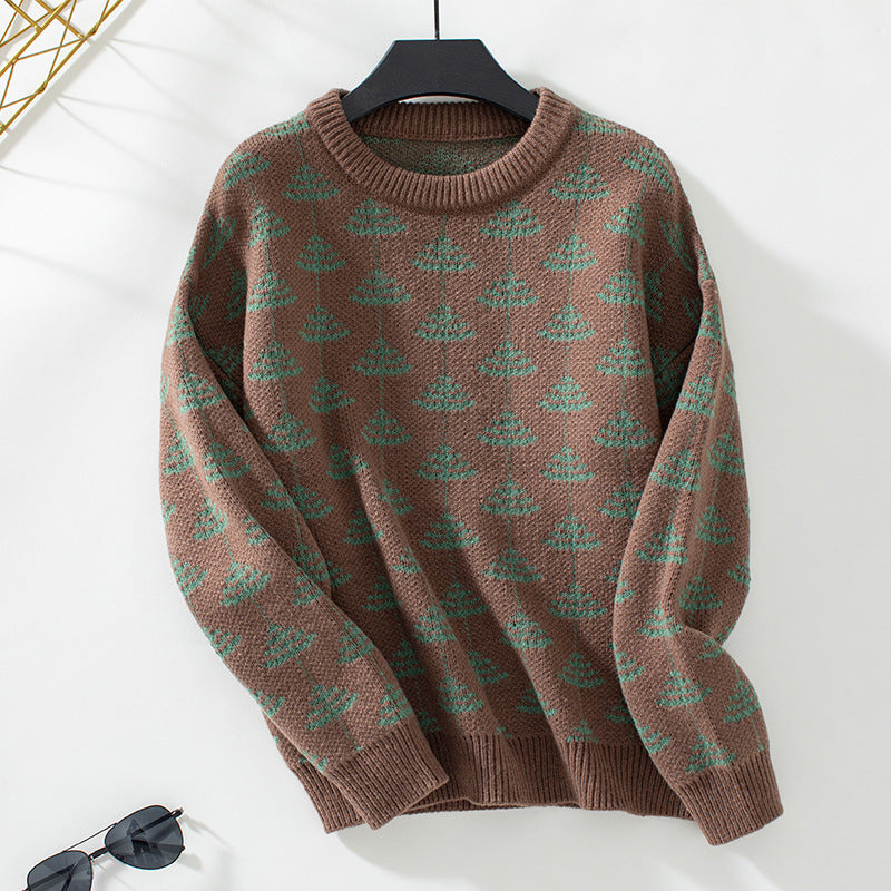 Keziah | Women's Tree Print Knit Jumper