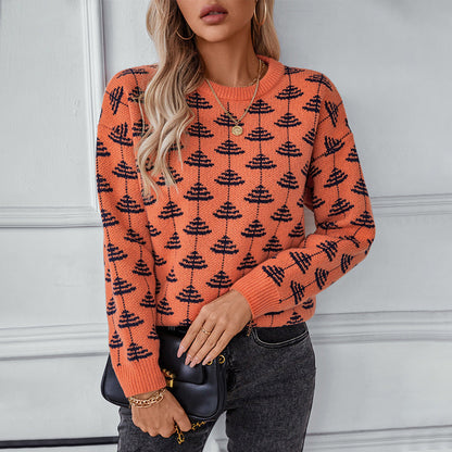 Keziah | Women's Tree Print Knit Jumper