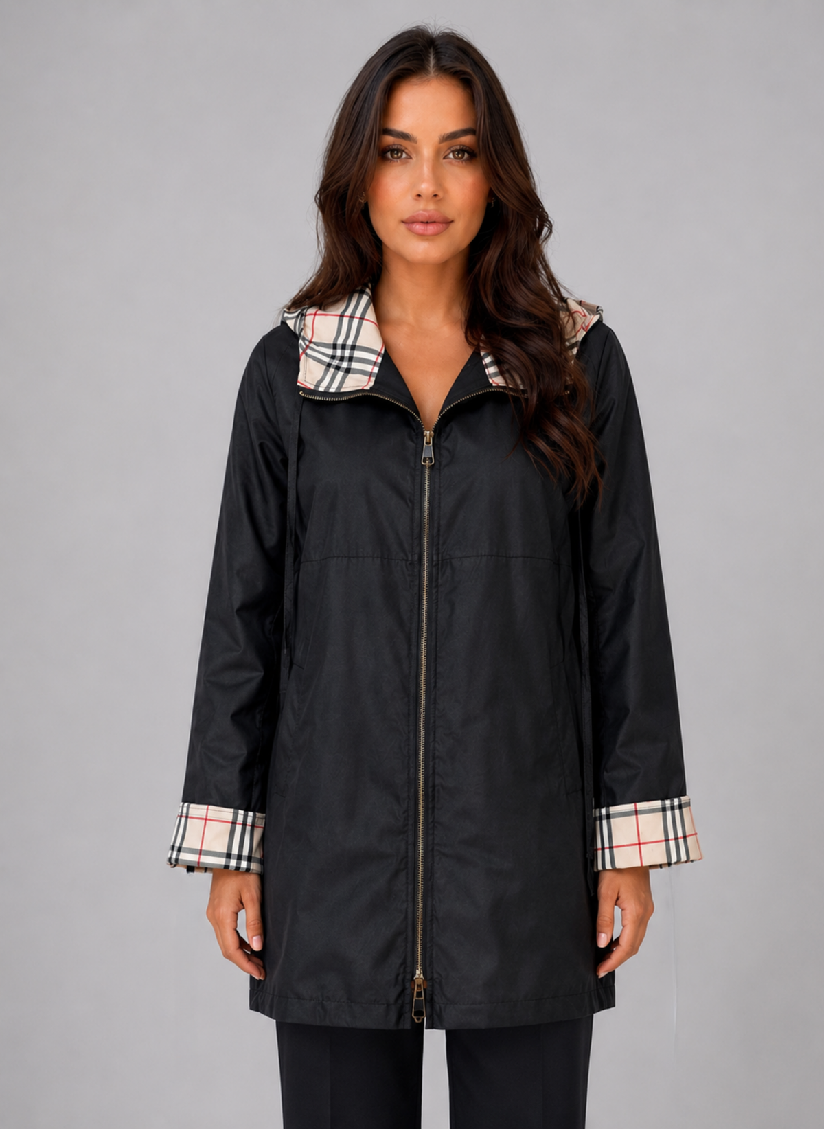 Mairead | Women's Hooded Longline Raincoat