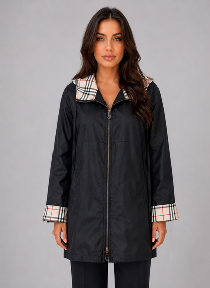 Mairead | Women's Hooded Longline Raincoat