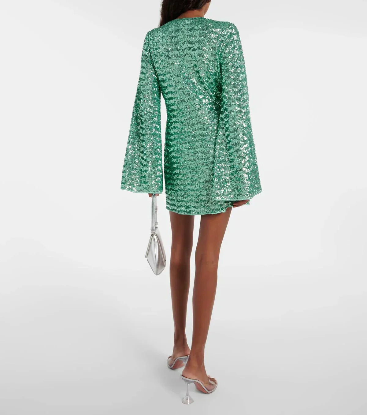 Lily | Women's Sequin Long Sleeve Mini Dress