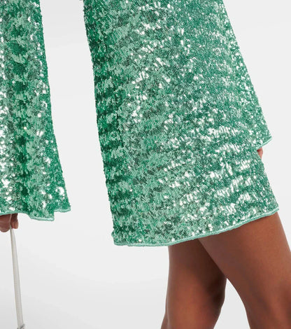 Lily | Women's Sequin Long Sleeve Mini Dress