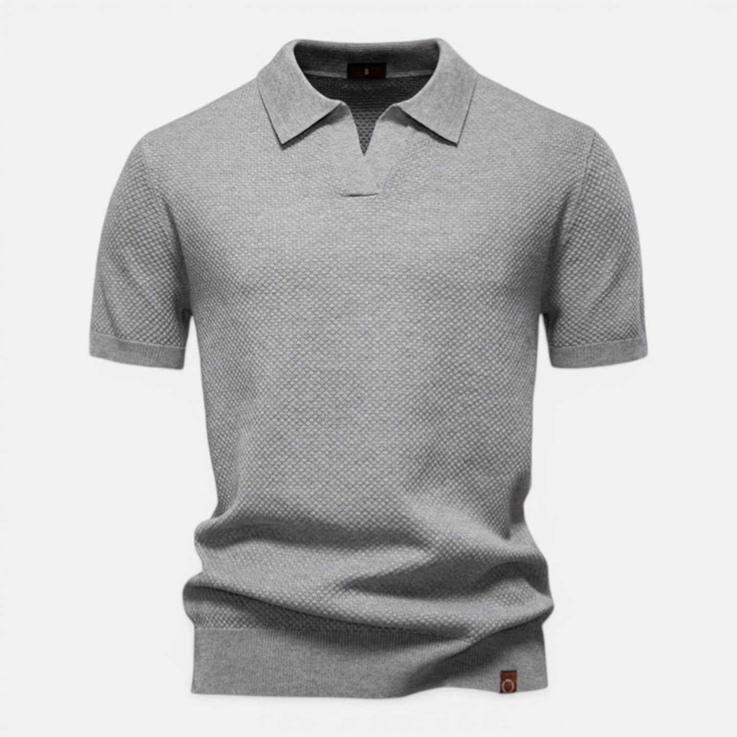Sterling | Men's Textured Knit Polo Shirt