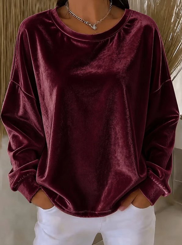 Olivia | Women's Relaxed Long Sleeve Blouse